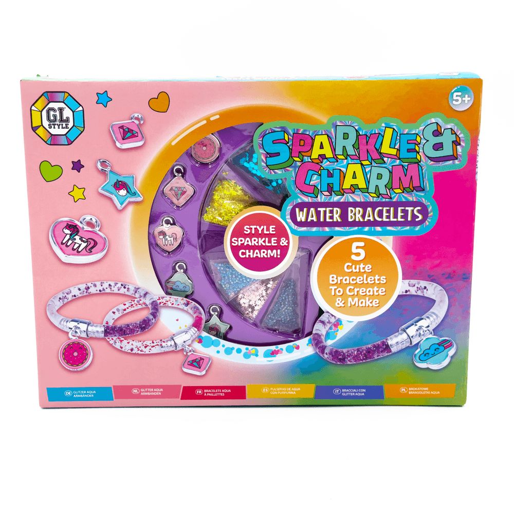 RMS - Sparkle & Charm Water Bracelets, 5 Bracelets