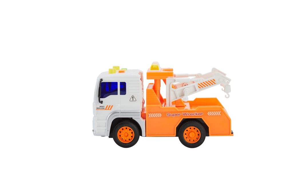 Galaxy Toys - City Service Wrecker Friction Sanitation Truck