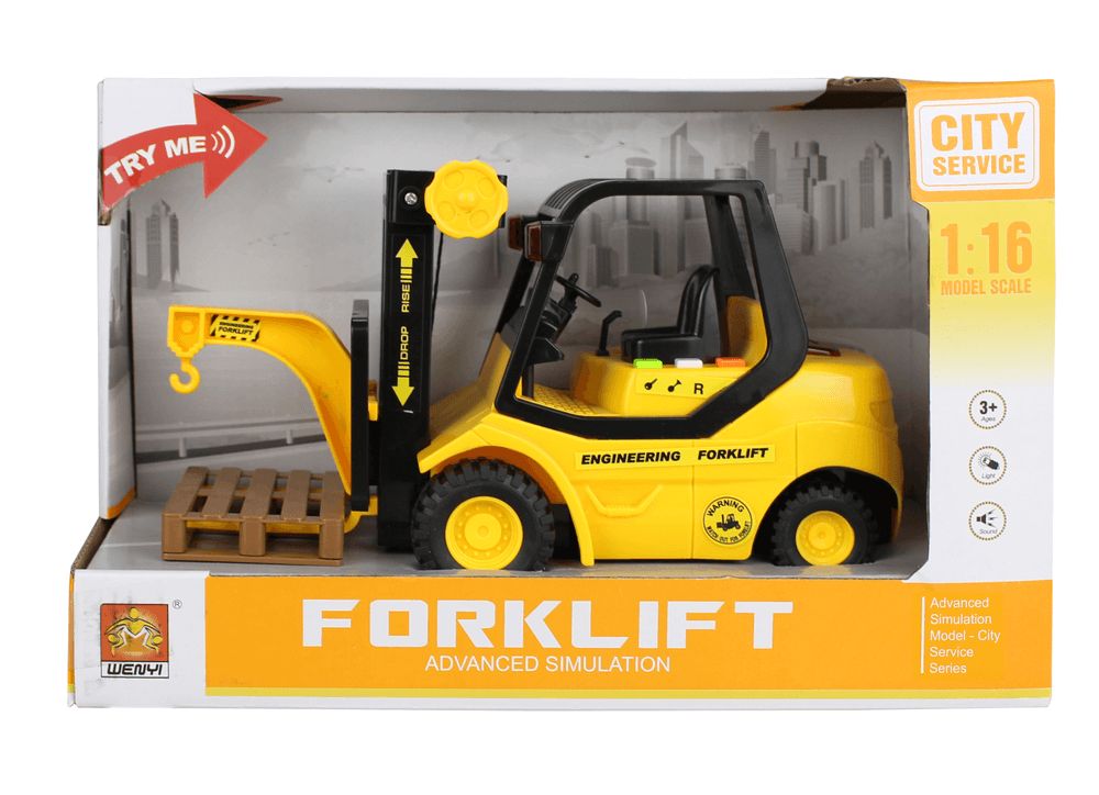 Galaxy Toys - City Service Friction Powered Forklift