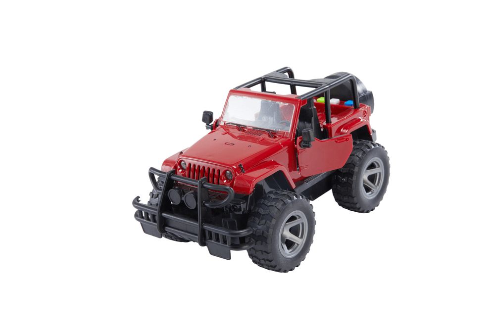 Galaxy Toys - City Service Off-Road Friction Powered Jeep - Red