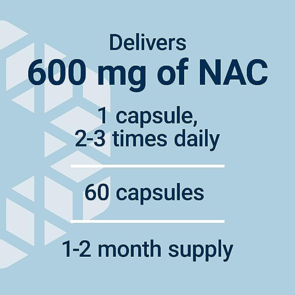 لايف إكستانشن - كبسولات إن-أسيتيل- إل-سيستين (NAC) - 600 ملغ - 60 كبسولة