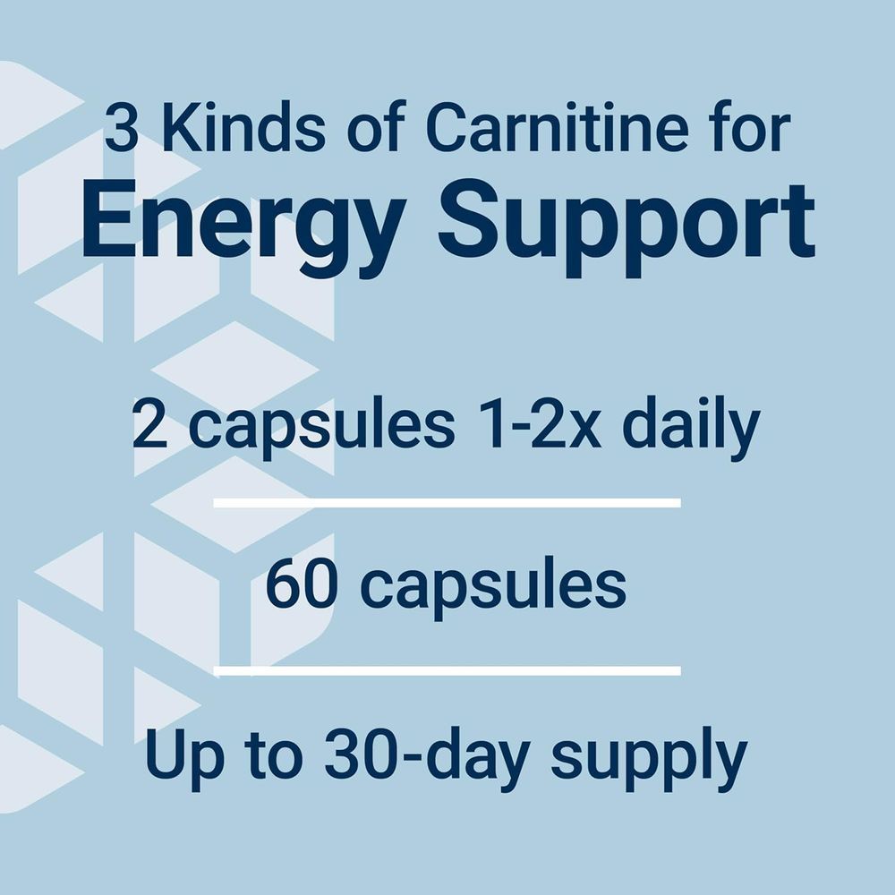 لايف إكستانشن - كبسولات كارنيتين معزز - 60 كبسولة