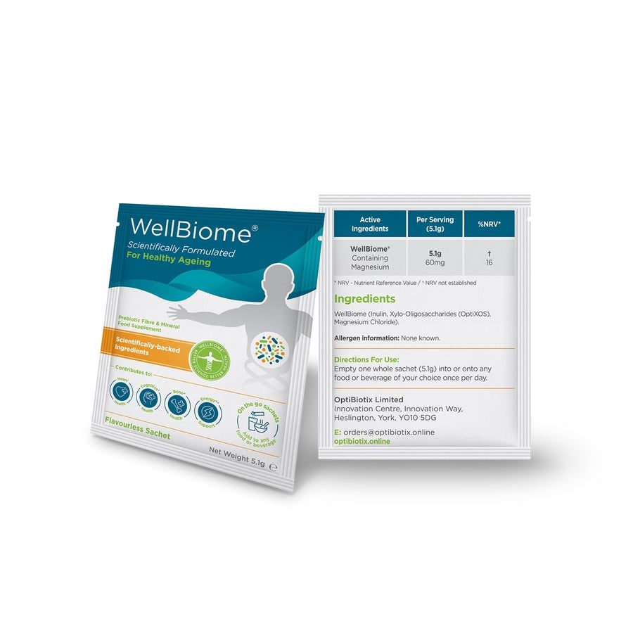 Opti Biotix - Wellbiome Dietary Supplement For Healthy Microbiome Balance 30Sachets