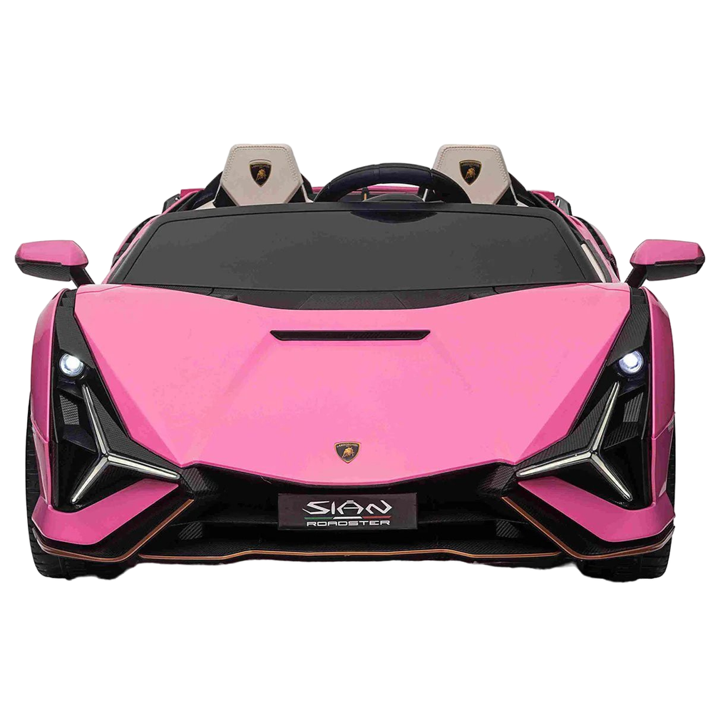 Lamborghini - Sian Two Seater Ride On Electric Car - Pink - 12V