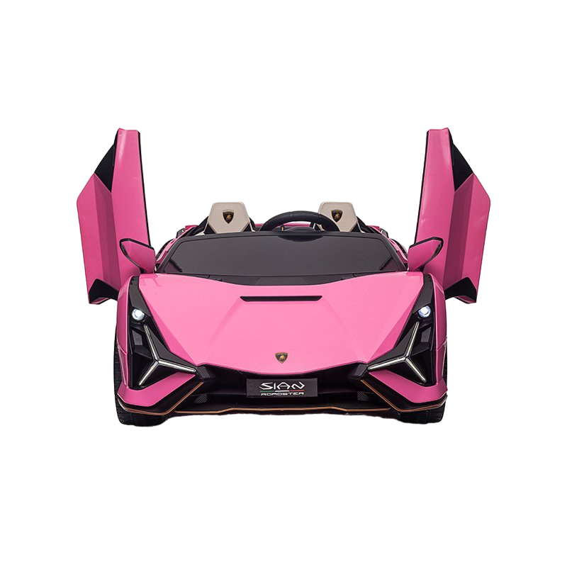 Lamborghini - Sian Two Seater Ride On Electric Car - Pink - 12V