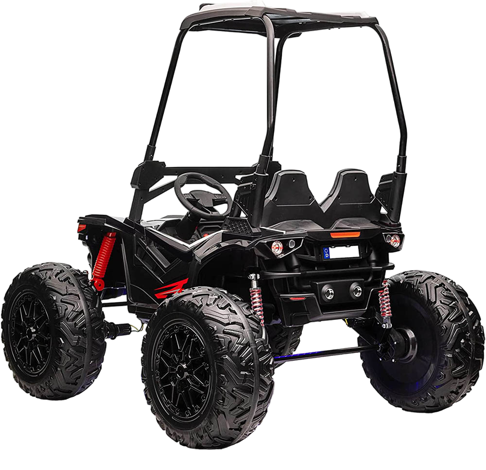 Amsham - Kids Battery Operated Rideon UTV Buggy 24v - Black