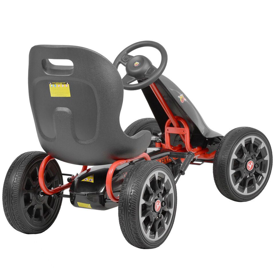 Amsham - Abarth Pedal Go Kart Ride-on - Black