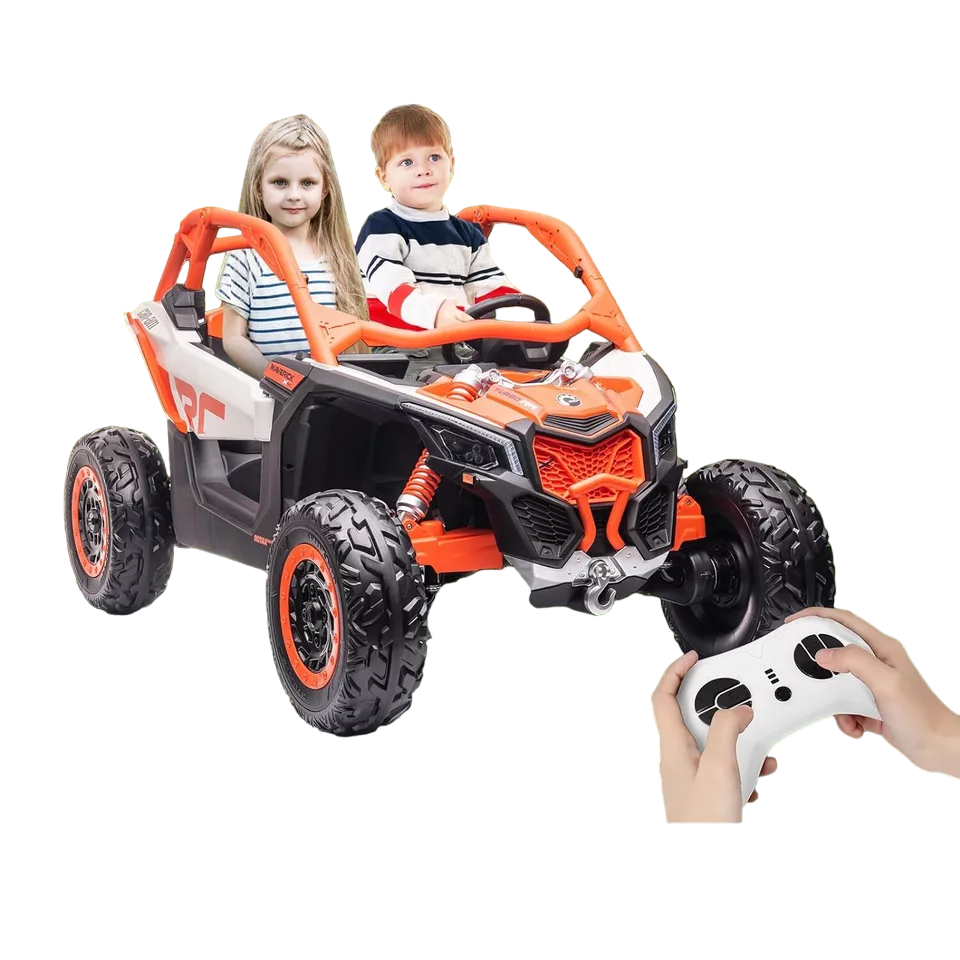 Amsham - Maverick X3 Can-am Kids Car Rideon Buggy 12v - Orange