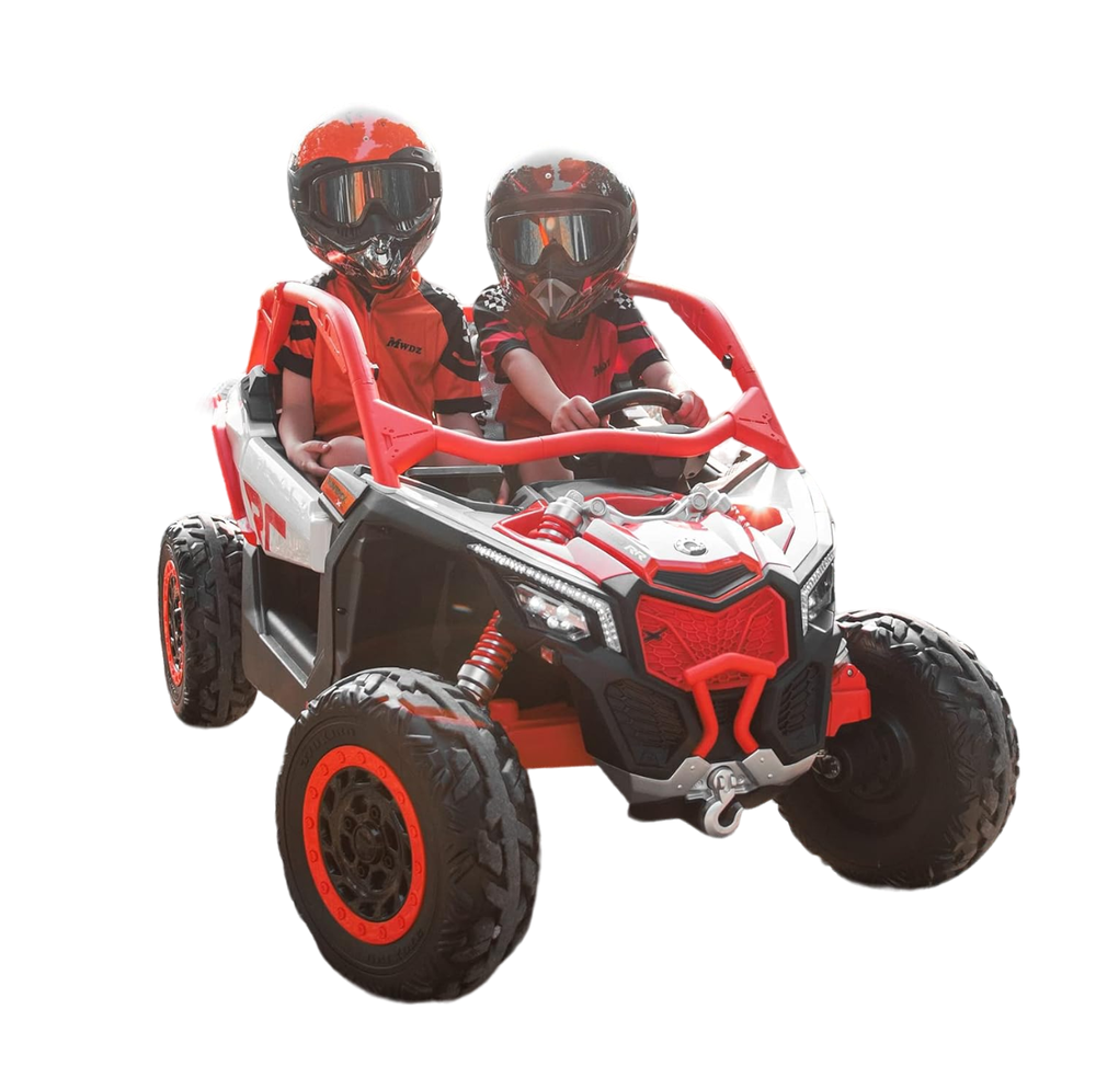 Amsham - Maverick X3 Can-am Kids Car Rideon Buggy 12v - Red