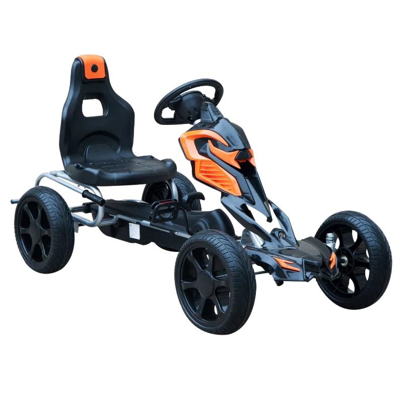 Amsham - Thunder Ride-On Pedal Go Kart - Orange