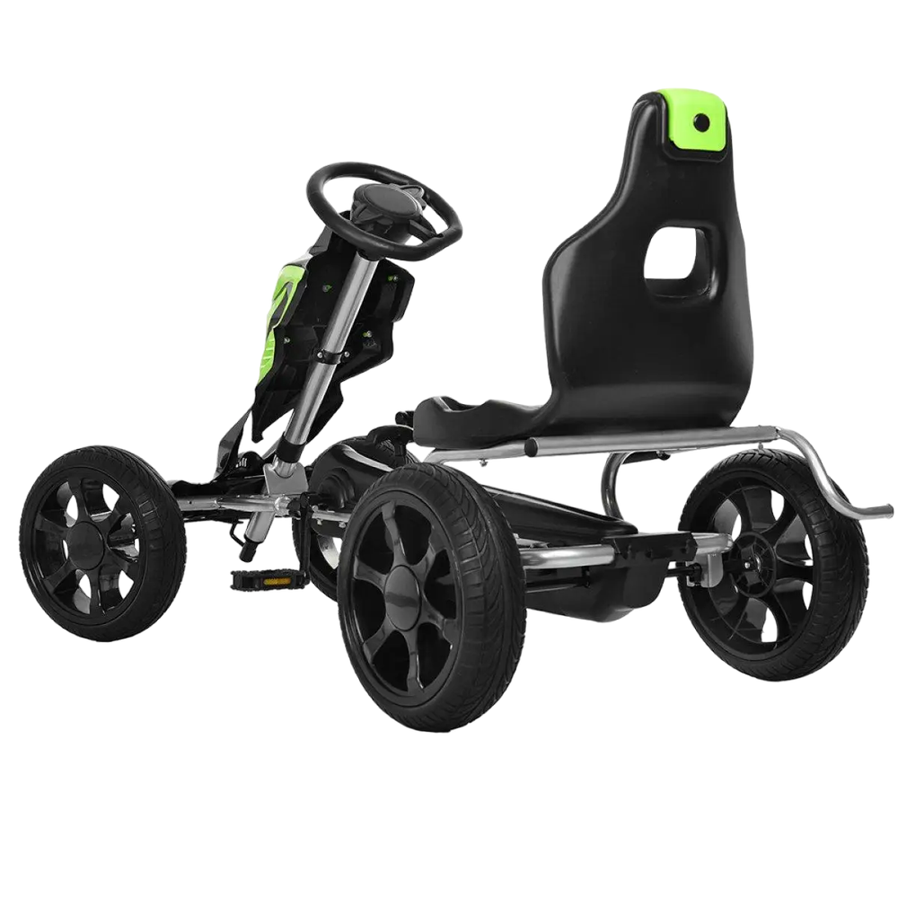 Amsham - Thunder Ride-On Pedal Go Kart - Green