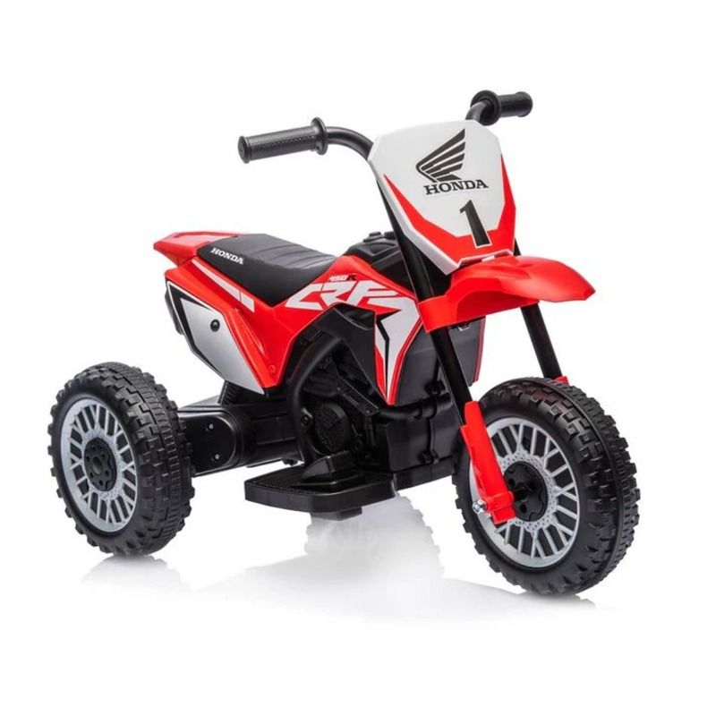 أمشام - دراجة نارية هوندا CRF-450R بثلاث عجلات للأطفال - 6 فولت - أحمر