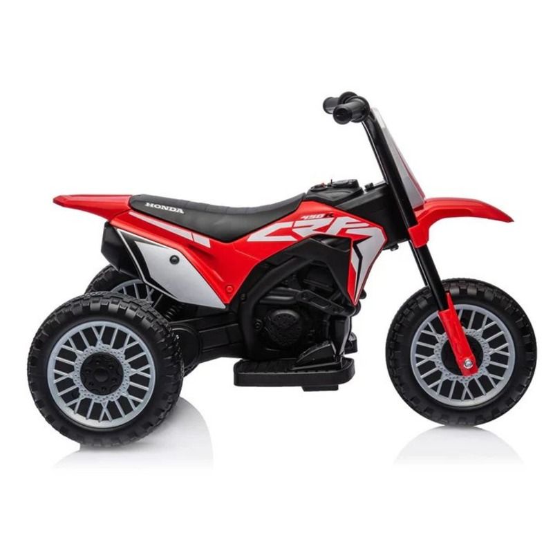 أمشام - دراجة نارية هوندا CRF-450R بثلاث عجلات للأطفال - 6 فولت - أحمر