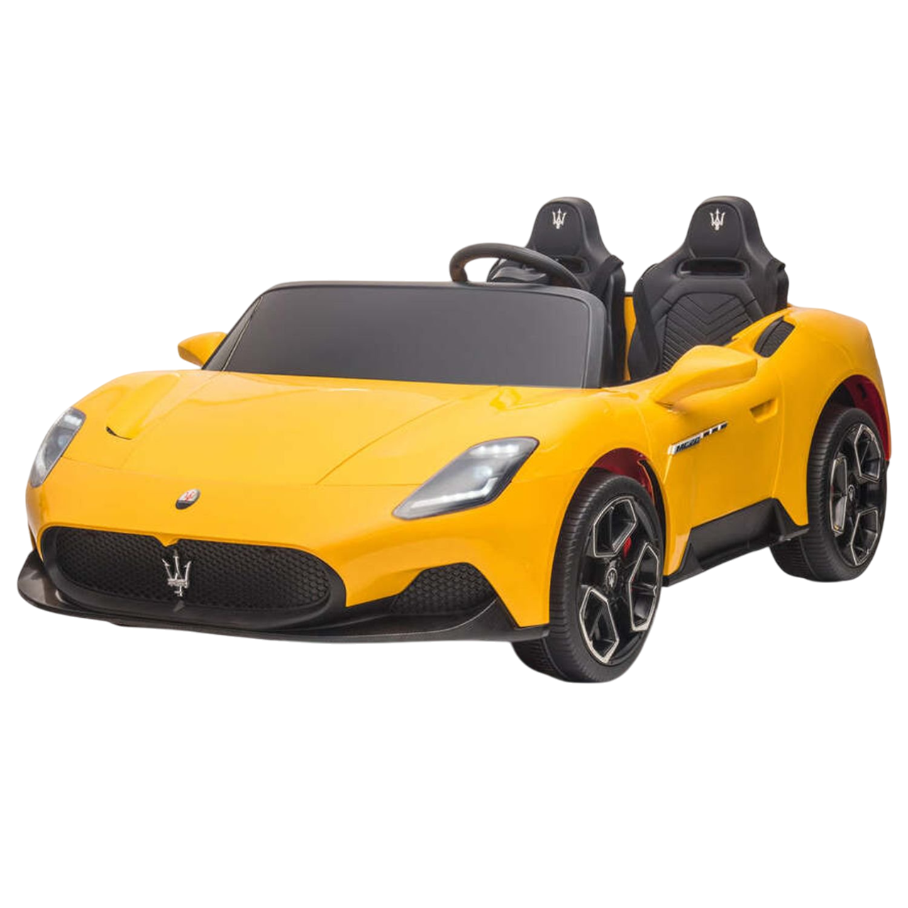 Maserati - Mc20 4x4 Two Seater Electric Ride On Car For Kids 24V - Yellow