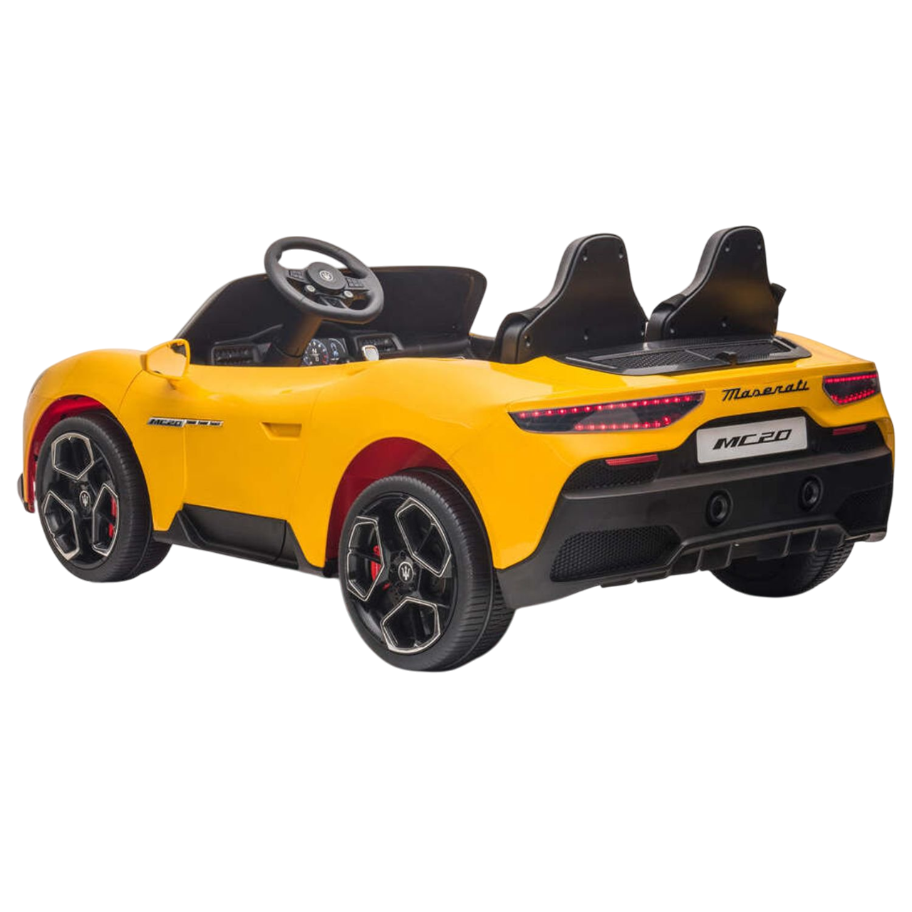 Maserati - Mc20 4x4 Two Seater Electric Ride On Car For Kids 24V - Yellow