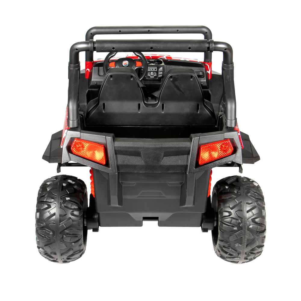 Amsham - 4x4 Drive Buggy Desert Kids Ride On Car 12V - Red