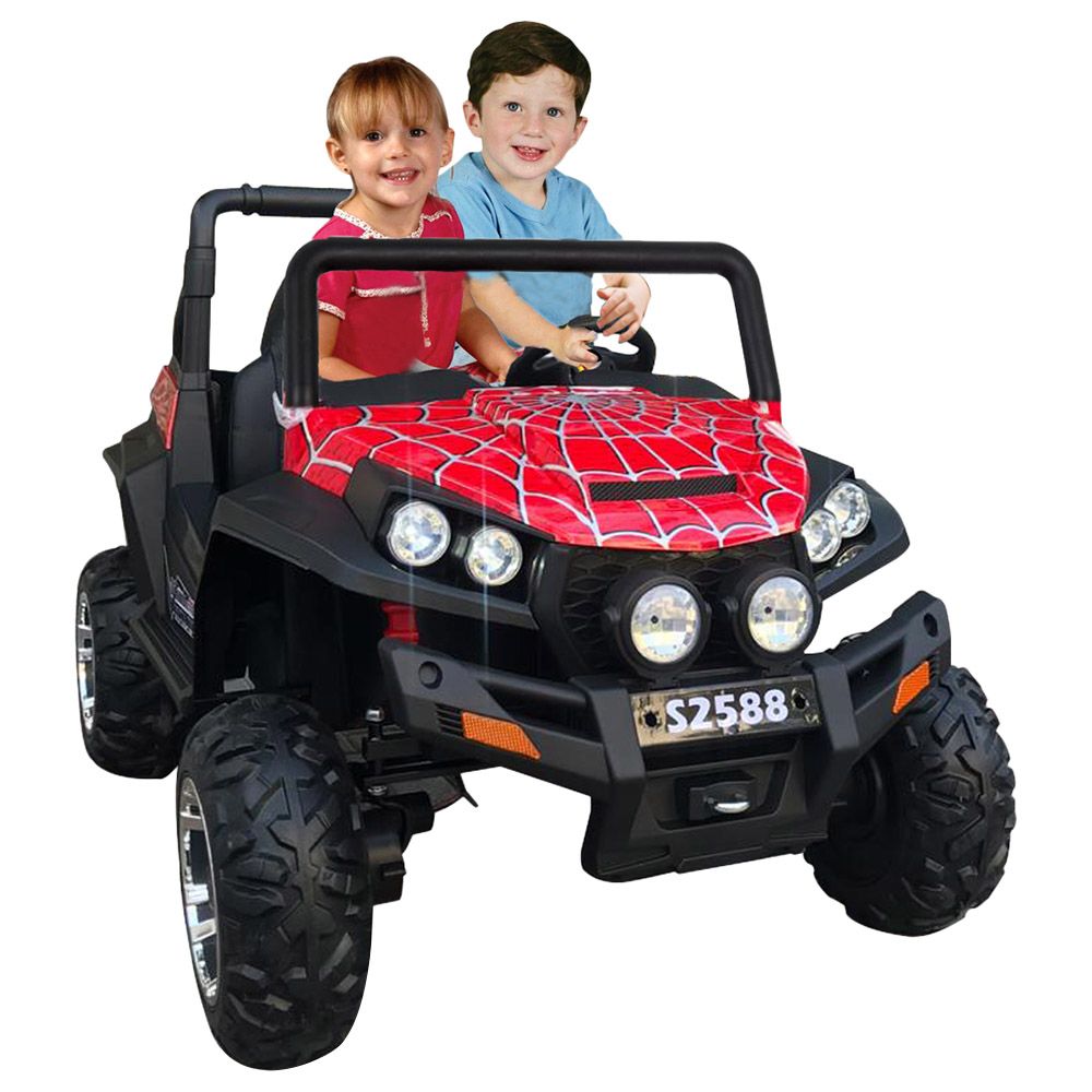 Amsham - 4x4 Drive Buggy Desert Kids Ride On Car 12V - Red