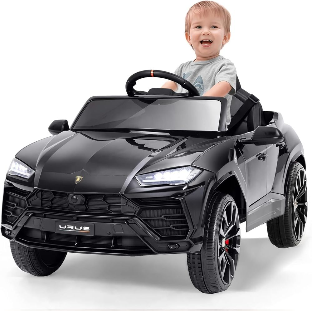 Lamborghini - Urus Kids Ride On Car With Remote 12V - Black