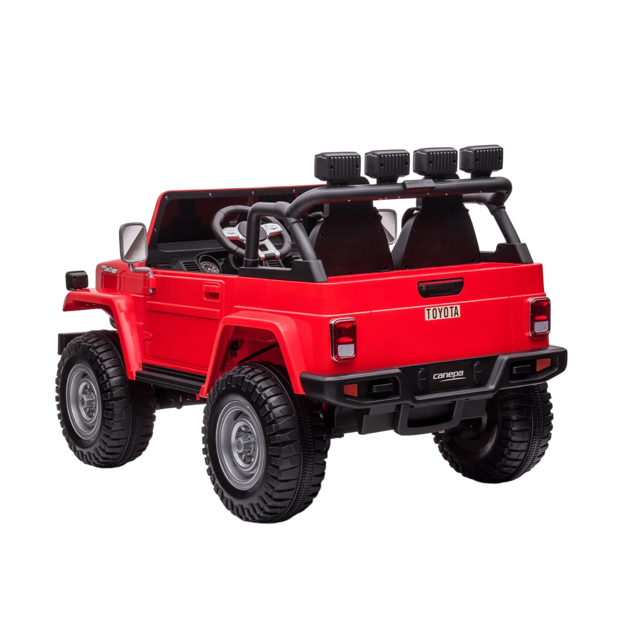 Toyota - Kids Remote Control Ride On Jeep - Red - 24 V