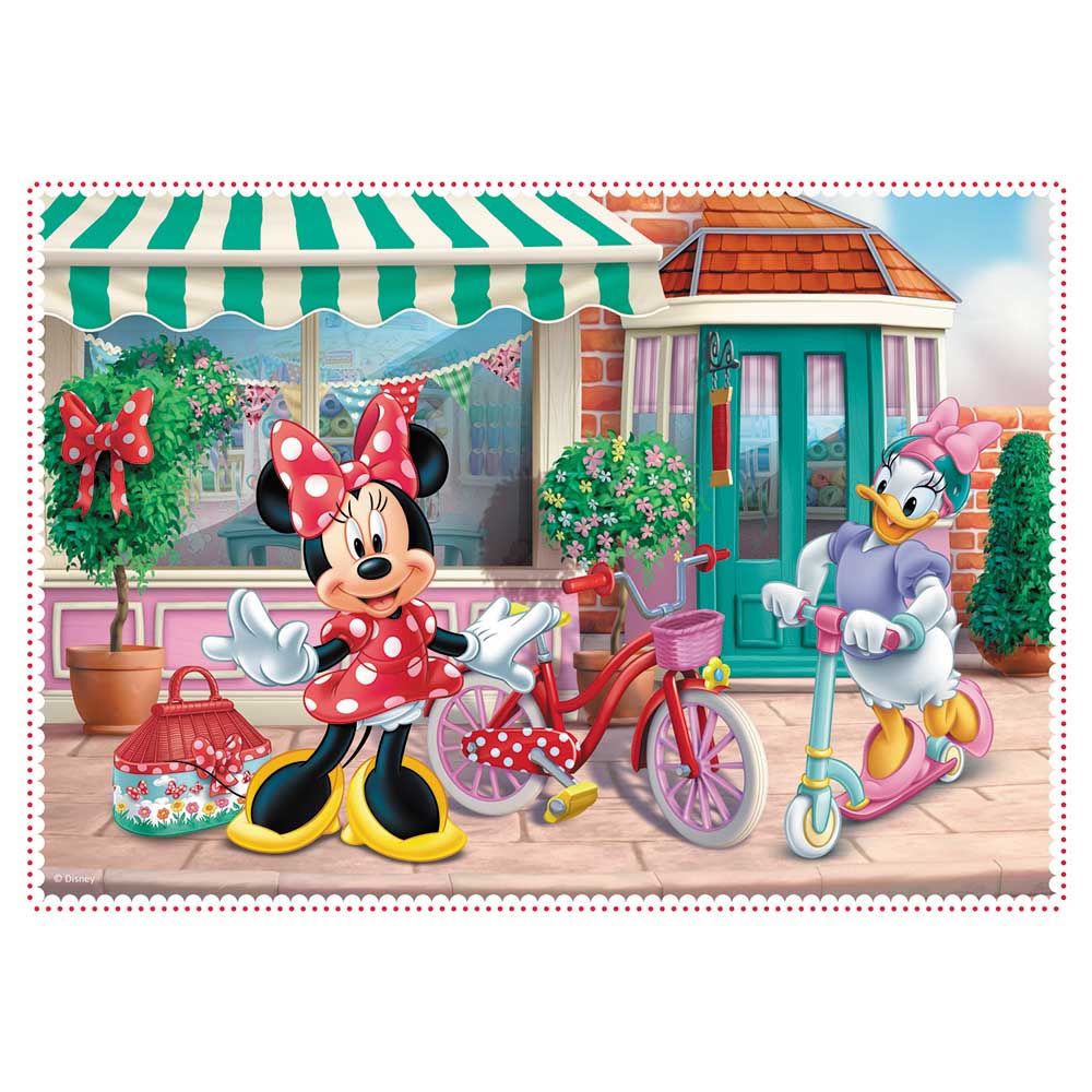 Minnie Mouse - 4-In-1 Minnie w/ Friends Puzzle - 71pcs