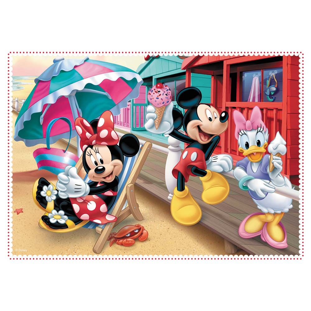 Minnie Mouse - 4-In-1 Minnie w/ Friends Puzzle - 71pcs