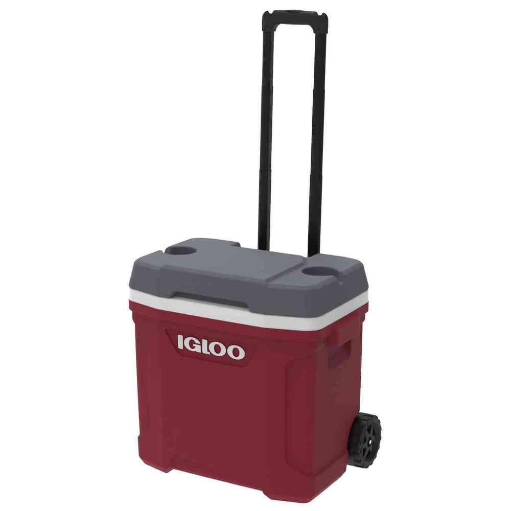 Igloo - Latitude Roller Cooler - Red/Meteorite -28.39 L