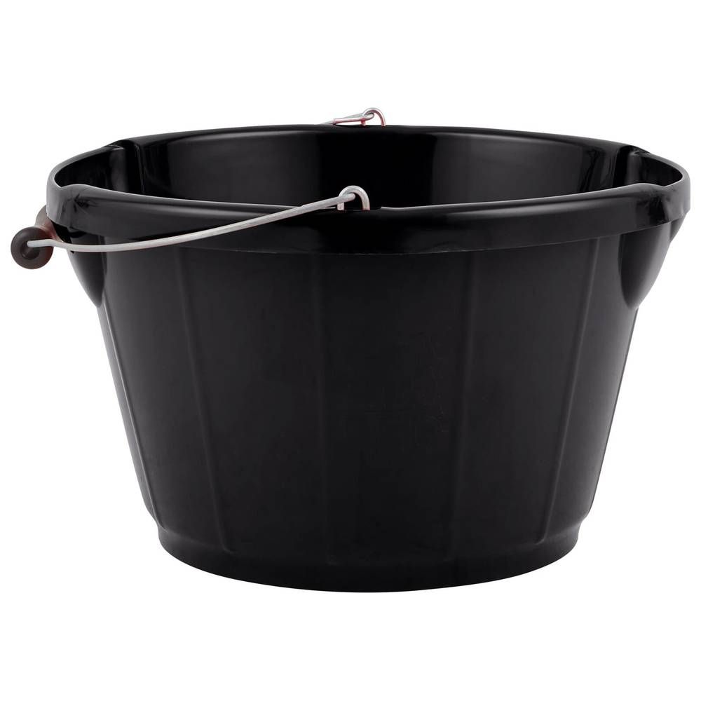 Red Gorilla - Plas Feed Bucket - Black - 10 L