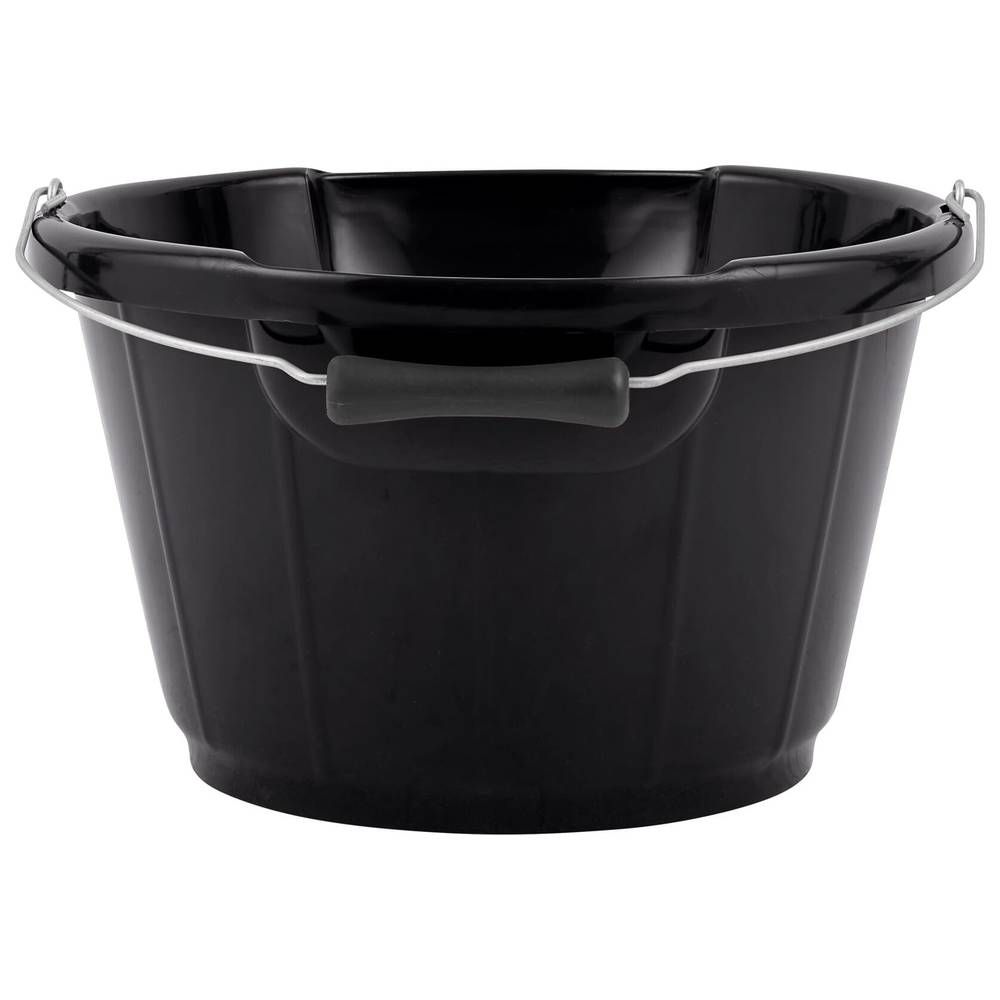 Red Gorilla - Plas Feed Bucket - Black - 10 L