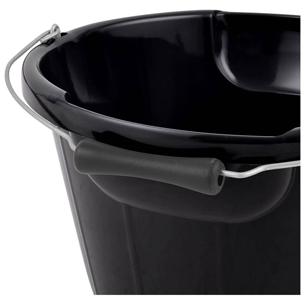 Red Gorilla - Plas Feed Bucket - Black - 10 L