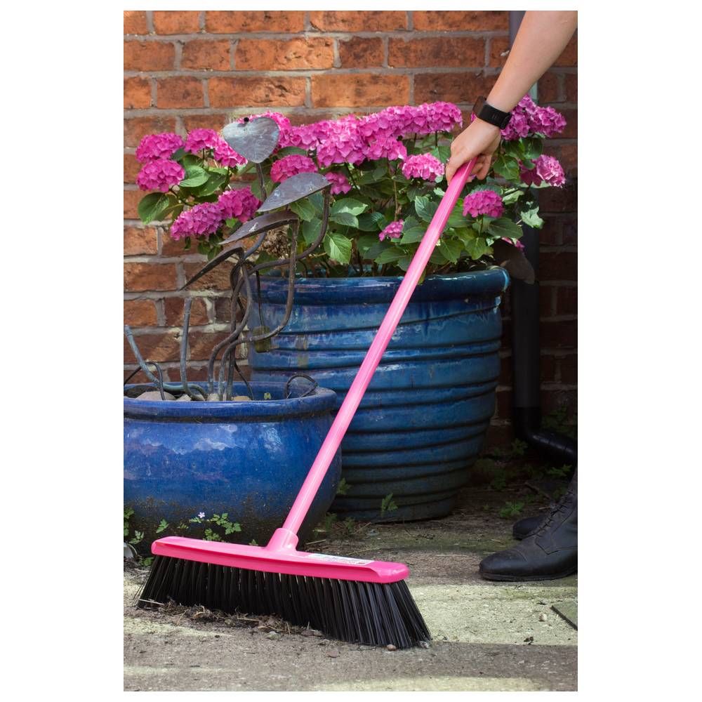 Red Gorilla - Broom Head w/ Handle - Pink - 50 cm