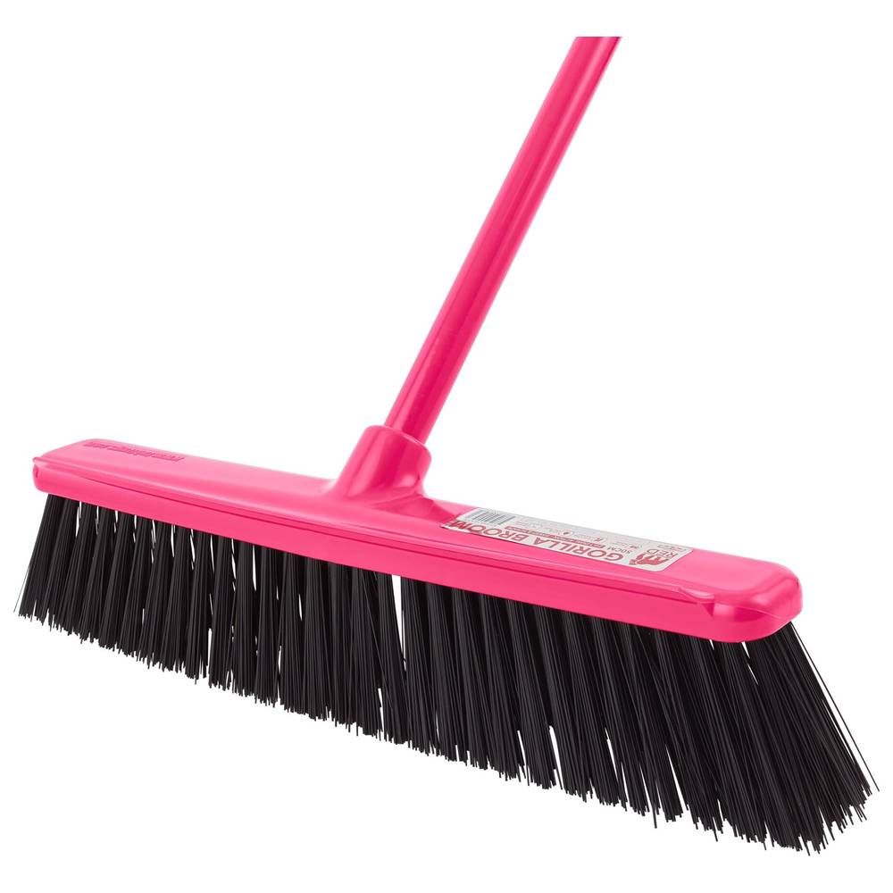 Red Gorilla - Broom Head w/ Handle - Pink - 50 cm