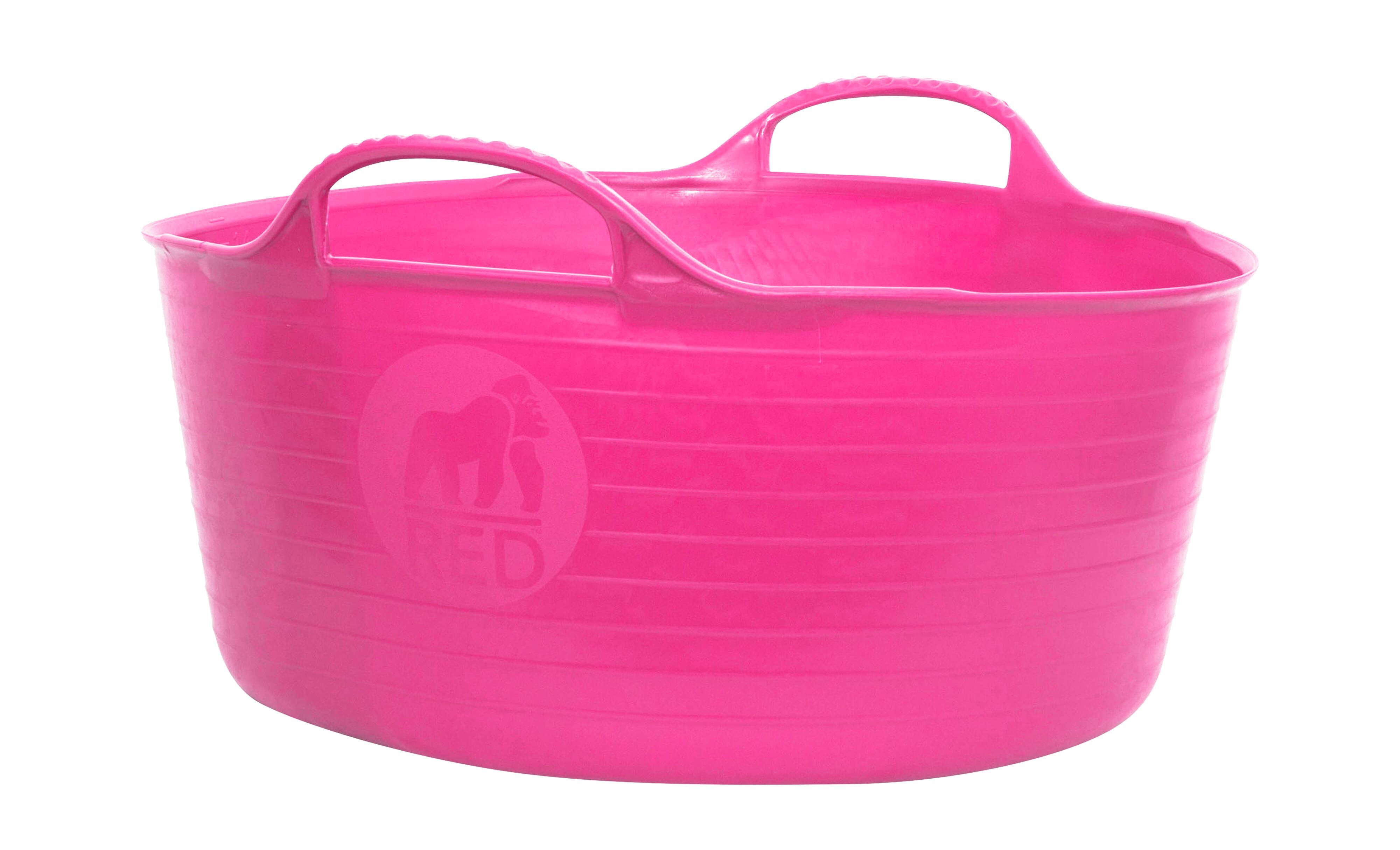 Red Gorilla - Recycled Tub - Pink - Small Shallow - 15 L