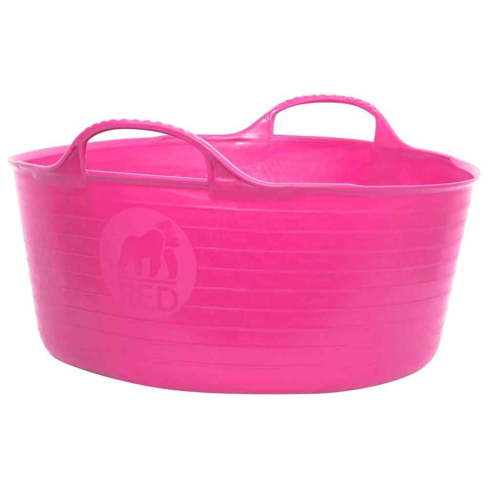 Red Gorilla - Recycled Tub - Pink - Small Shallow - 15 L