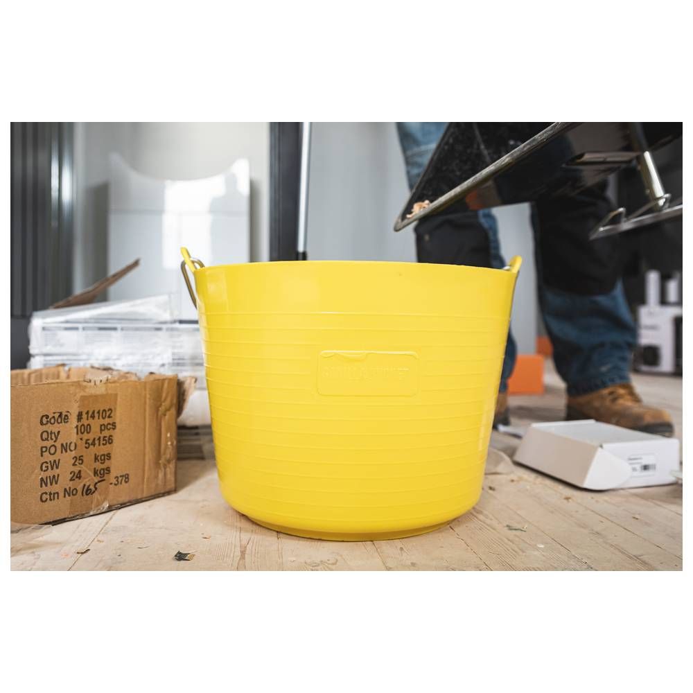 Red Gorilla - Flexible Bucket - Yellow - 15 L