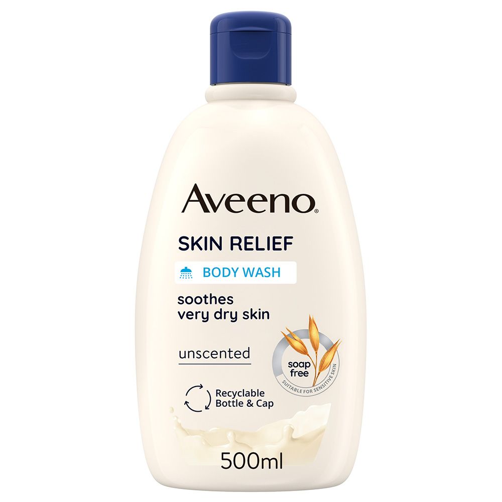 Aveeno - Skin Relief Moisturising Body Wash - Unscented - 500 ml