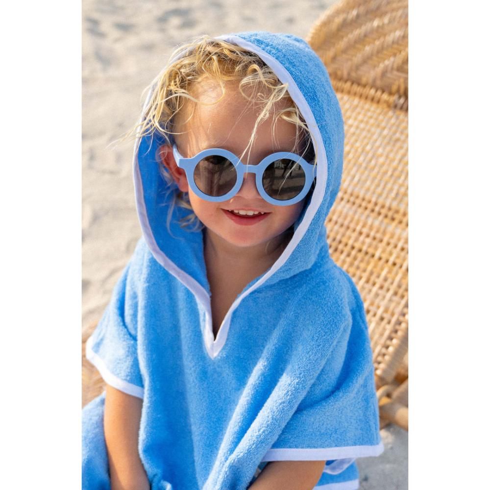 Badawii Beachwear - Flexible Kids Sunglasses - Blue