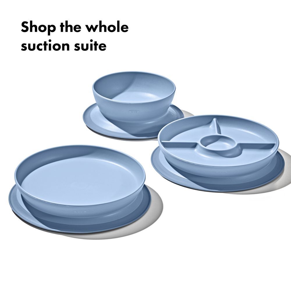 Oxo-Tot - Stick And Stay Suction Plate - Dusk