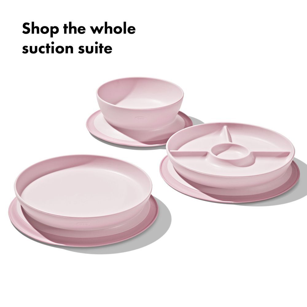 Oxo-Tot - Stick And Stay Suction Plate - Blossom