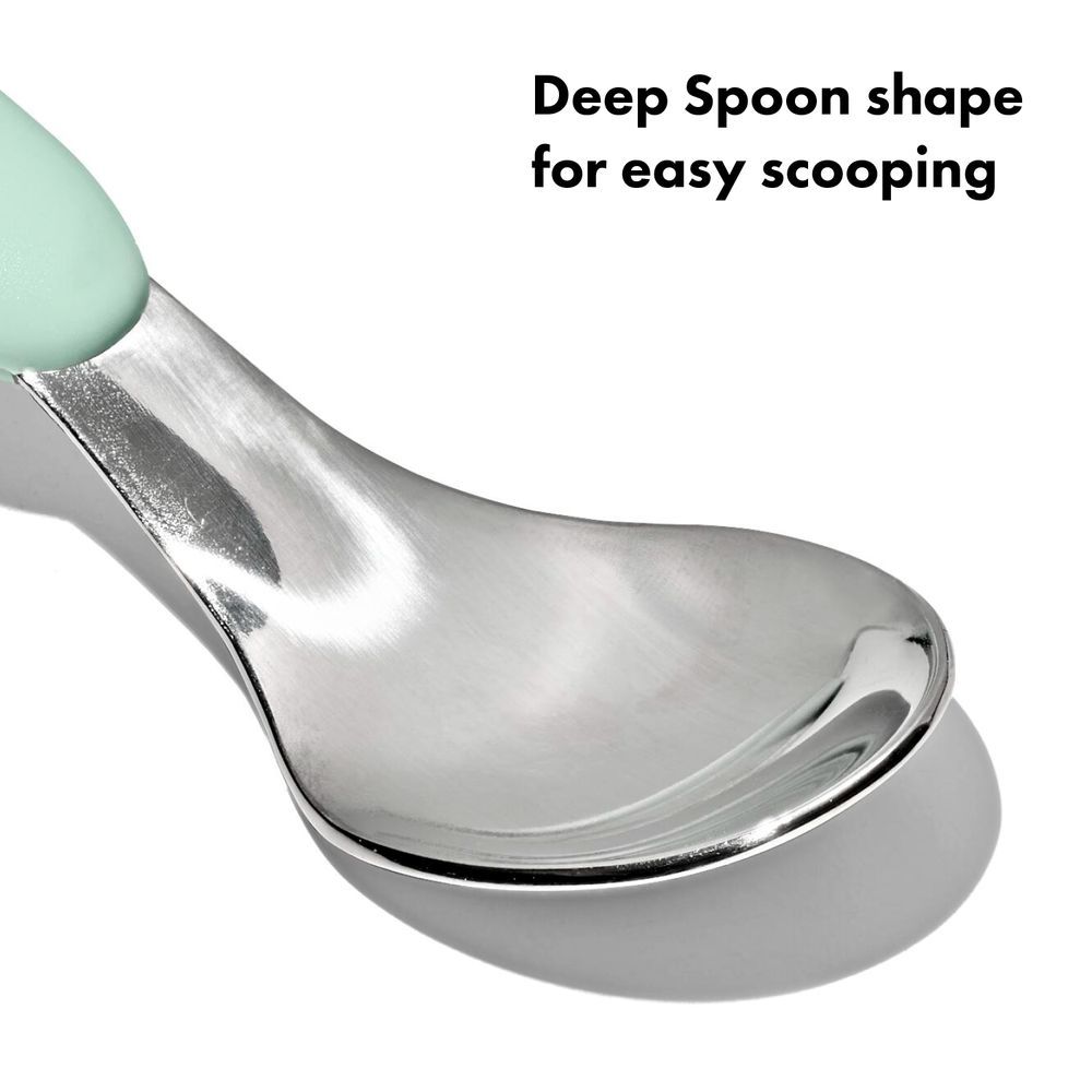 Oxo-Tot - On The Go Fork And Spoon Set - Opal