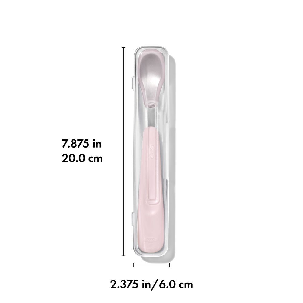 Oxo-Tot - On The Go Feeding Spoon - Blossom