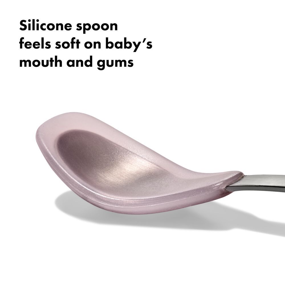 Oxo-Tot - On The Go Feeding Spoon - Blossom