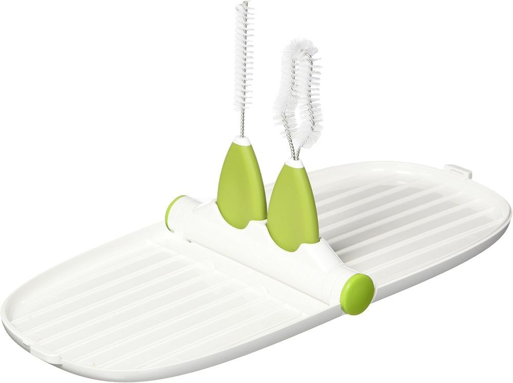 Oxo-Tot - Breast Pump Parts Drying Rack With 2 Detail Brush Set