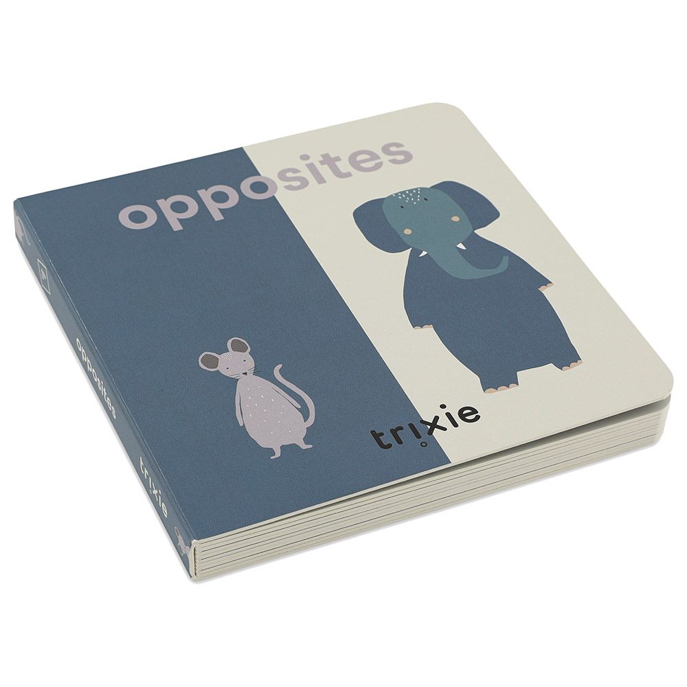 Trixie - Opposites Book - Grey