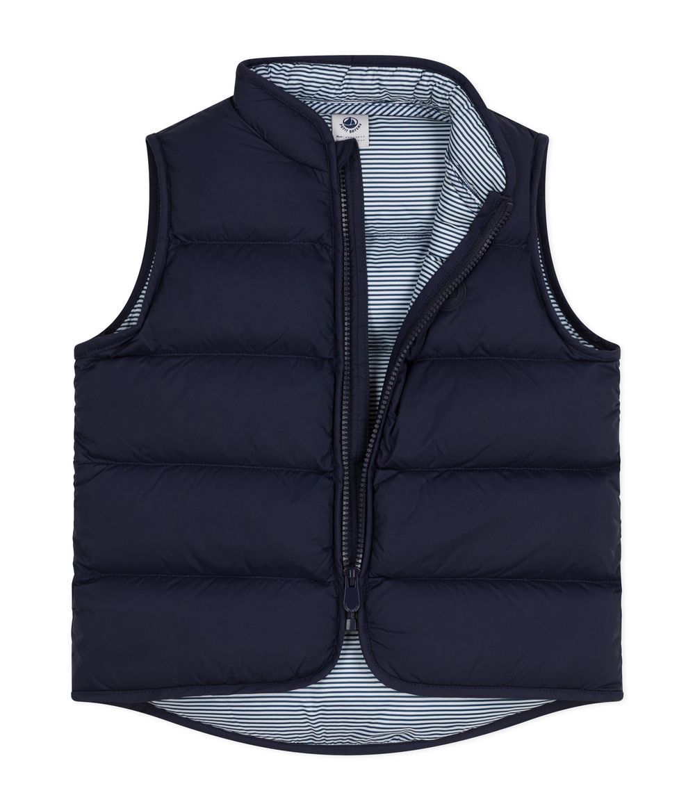 Petit Bateau - Children's Sleeveless Quilted Padded Jacket