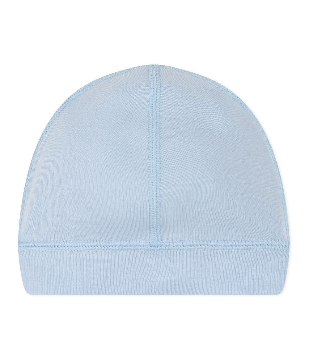 Petit Bateau - Plain Cotton Baby Bonnet - Toudou Blue