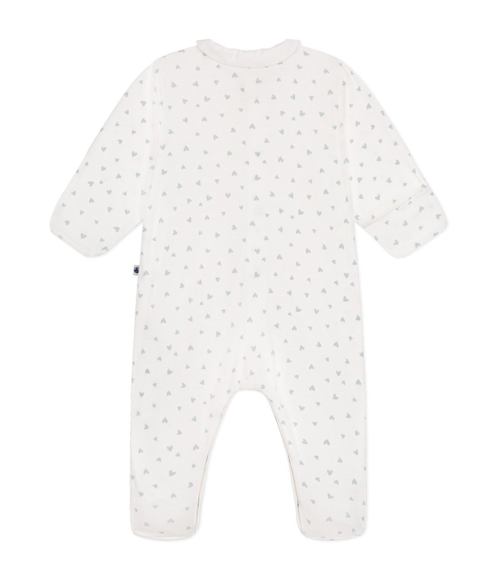 Petit Bateau - Babies' Printed Cotton Pyjama Suit - Gomme White