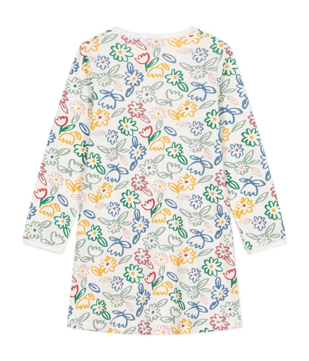 PETIT BATEAU - Girls' Longsleeve Nightshirts - Printed