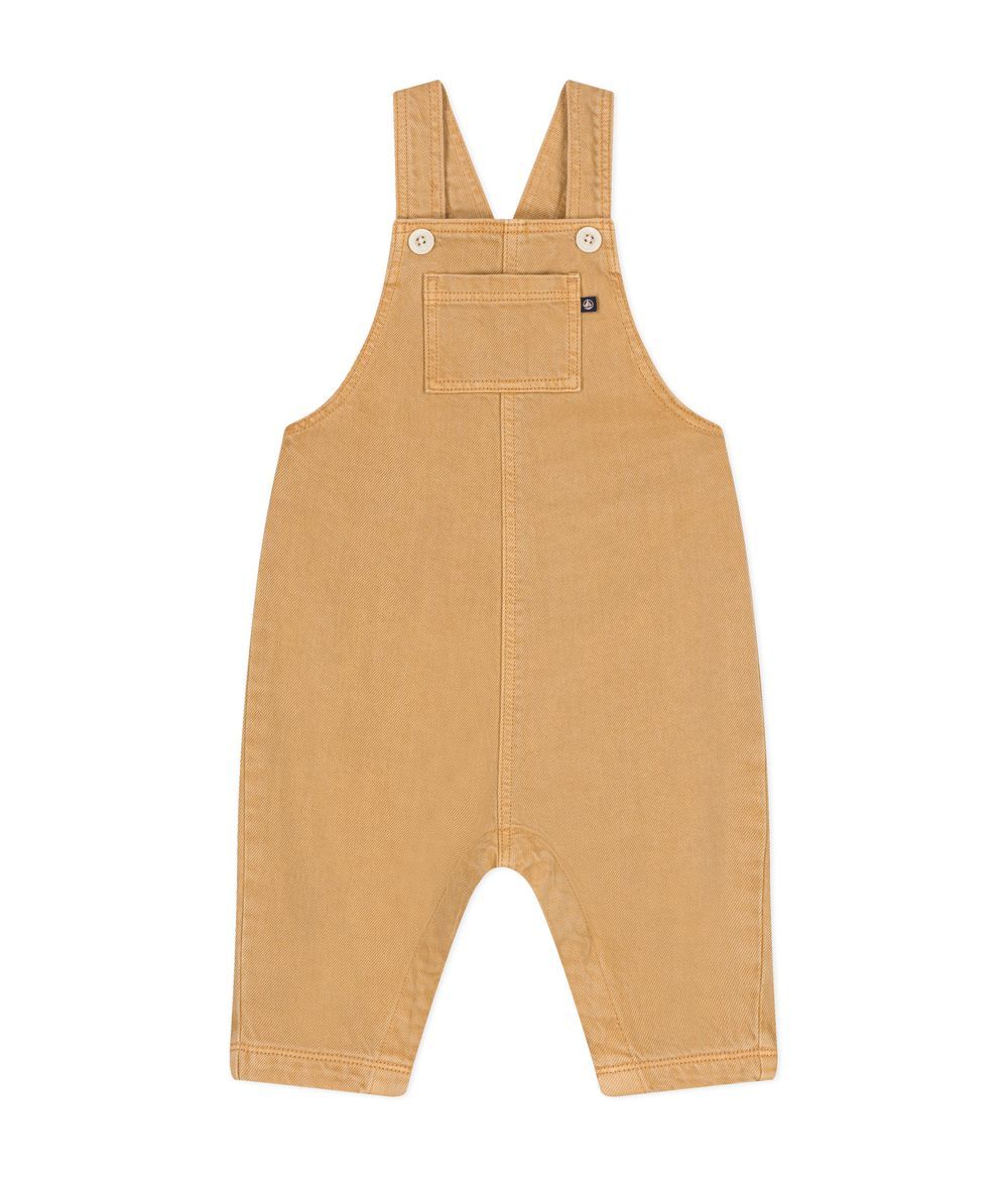 Petit Bateau - Babies' Long Coloured Denim Dungarees