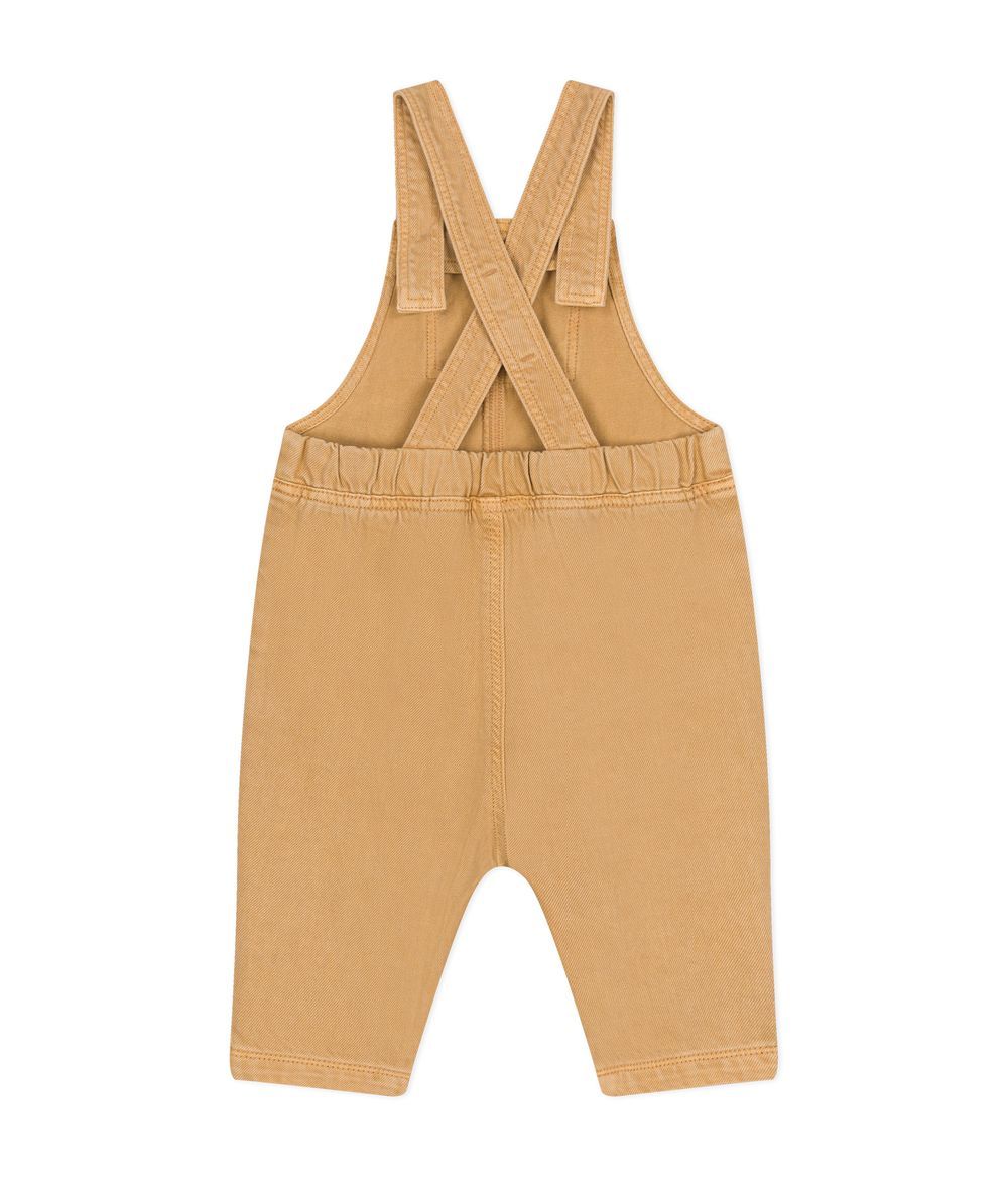 Petit Bateau - Babies' Long Coloured Denim Dungarees