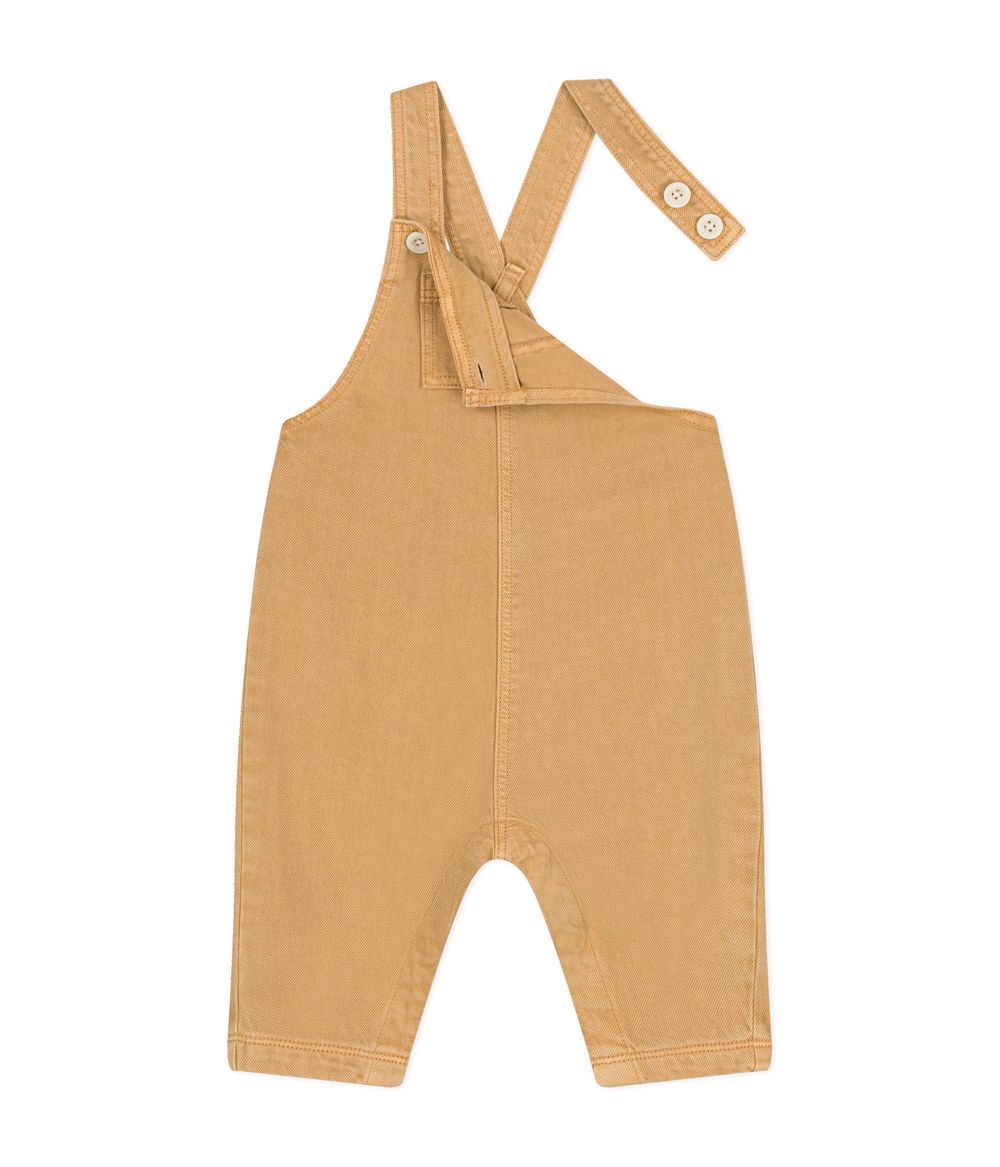 Petit Bateau - Babies' Long Coloured Denim Dungarees